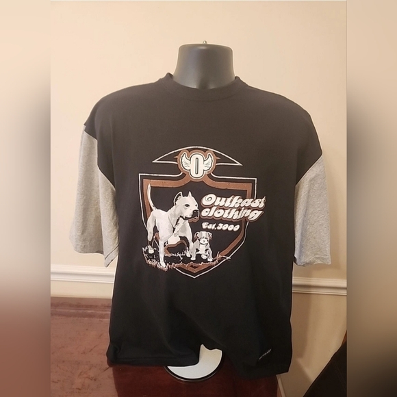 OutKast Hip Hop Music Men's Black SS Shirt Size XL NWT - Picture 1 of 9